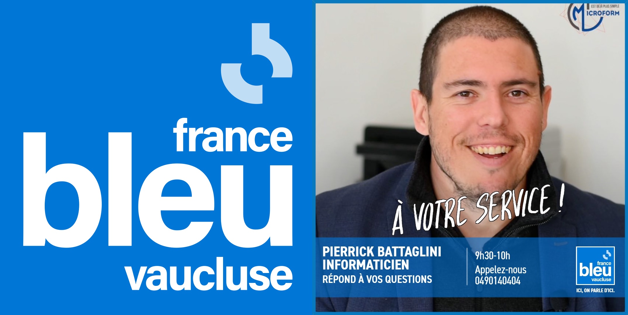 Depuis 2022, nous avons rejoint l'équipe de France Bleu Vaucluse où nous animons une chronique mensuelle.  Au programme, des conseils, des infos, des questions. 
